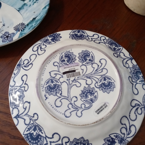 Anthropologie By Transferware 3 dessert 🍎Plates,Size 6.5" Art Plates,Nice Gift. - Picture 2 of 11